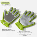 Pet Grooming Glove for Cats & Dogs - Soft Silicone Brush for Daily Grooming & Deshedding, Removes Loose Fur, Shedding Hair & Dirt, Provides Relaxing Massage to Keep Home Cleaner & Pets Happier
